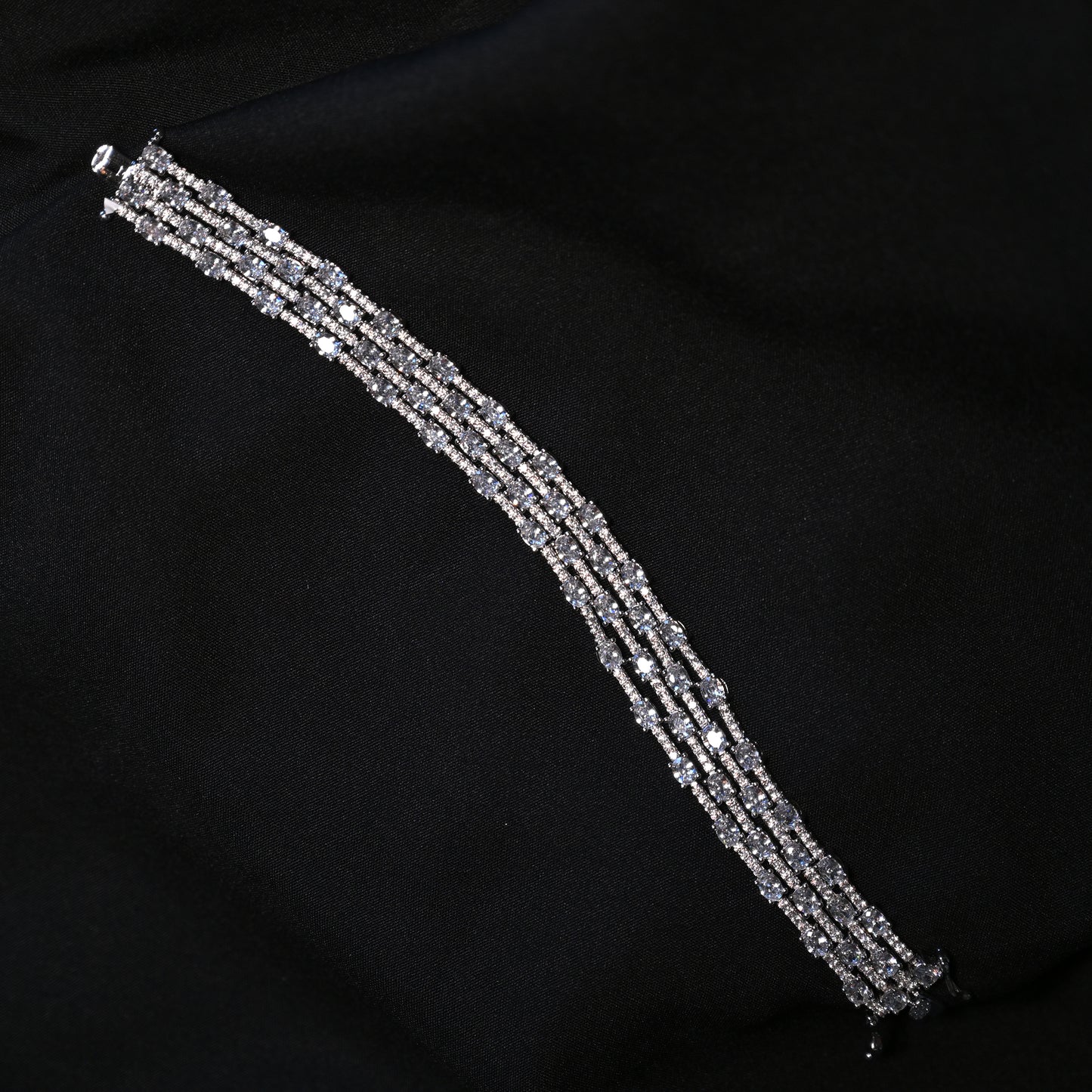 Royale Five-Row Tennis Bracelet