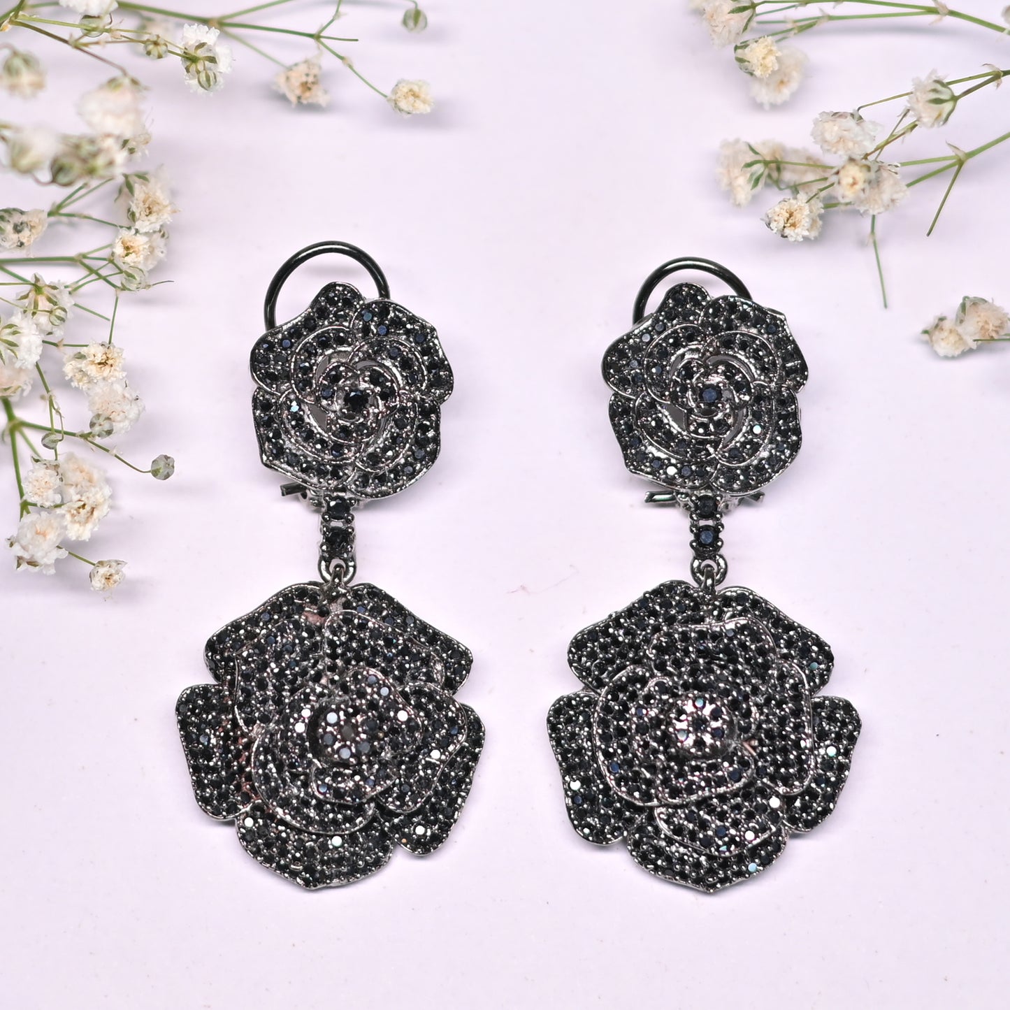 Rose Tinted Danglers