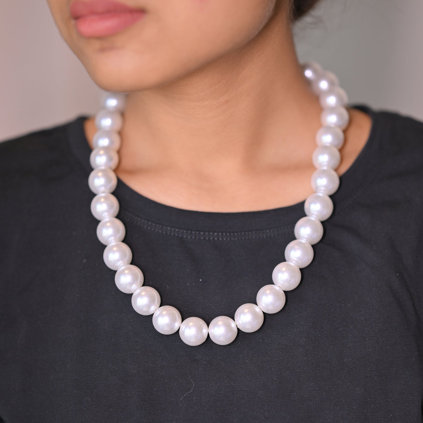 Soleil Single Pearl Necklace