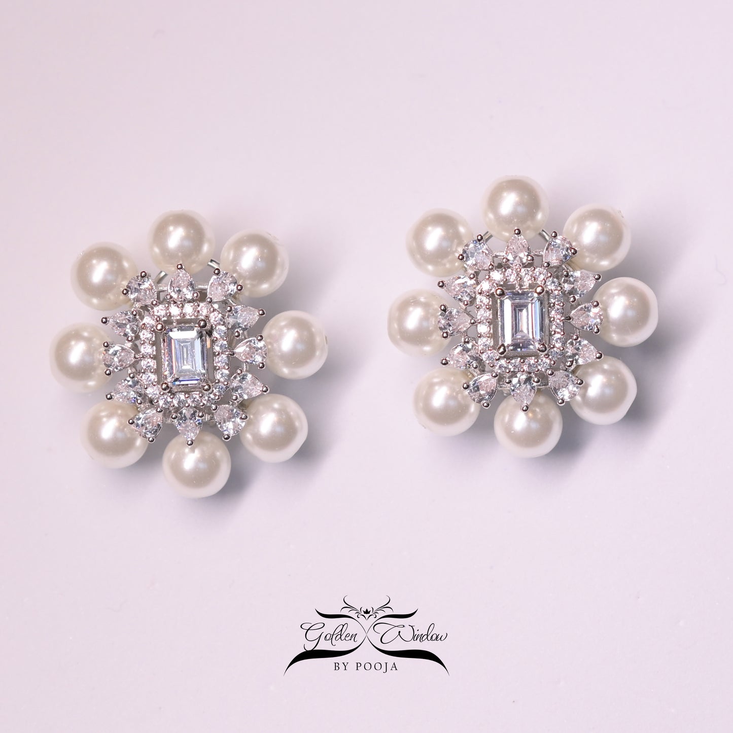Zircon Stud Earrings