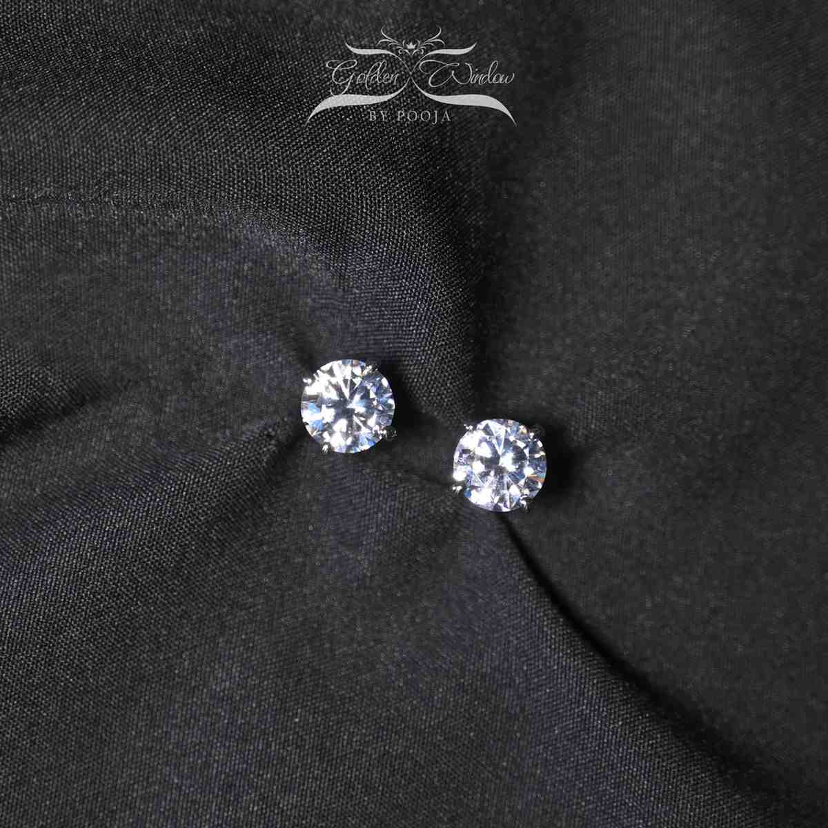 1 Carat Solitaire Studs