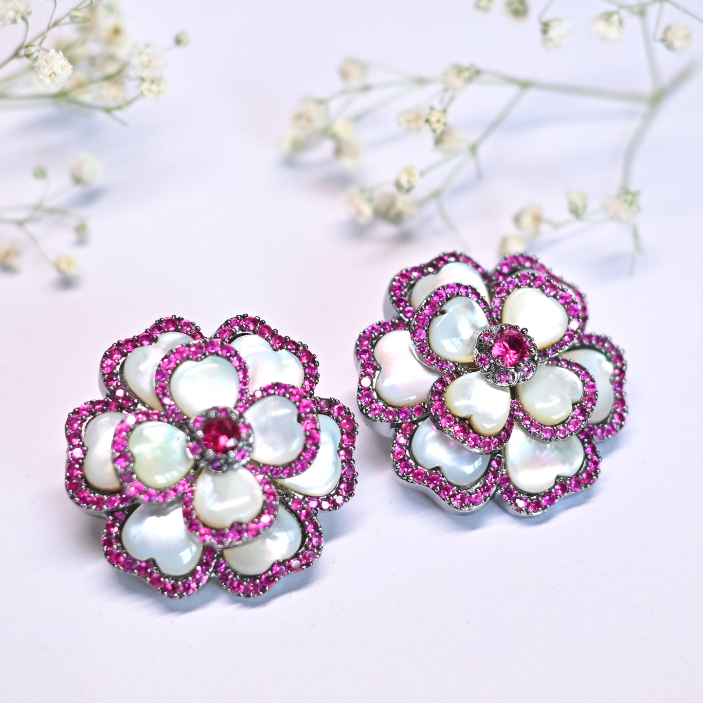 Floral Finesse Petal Earrings