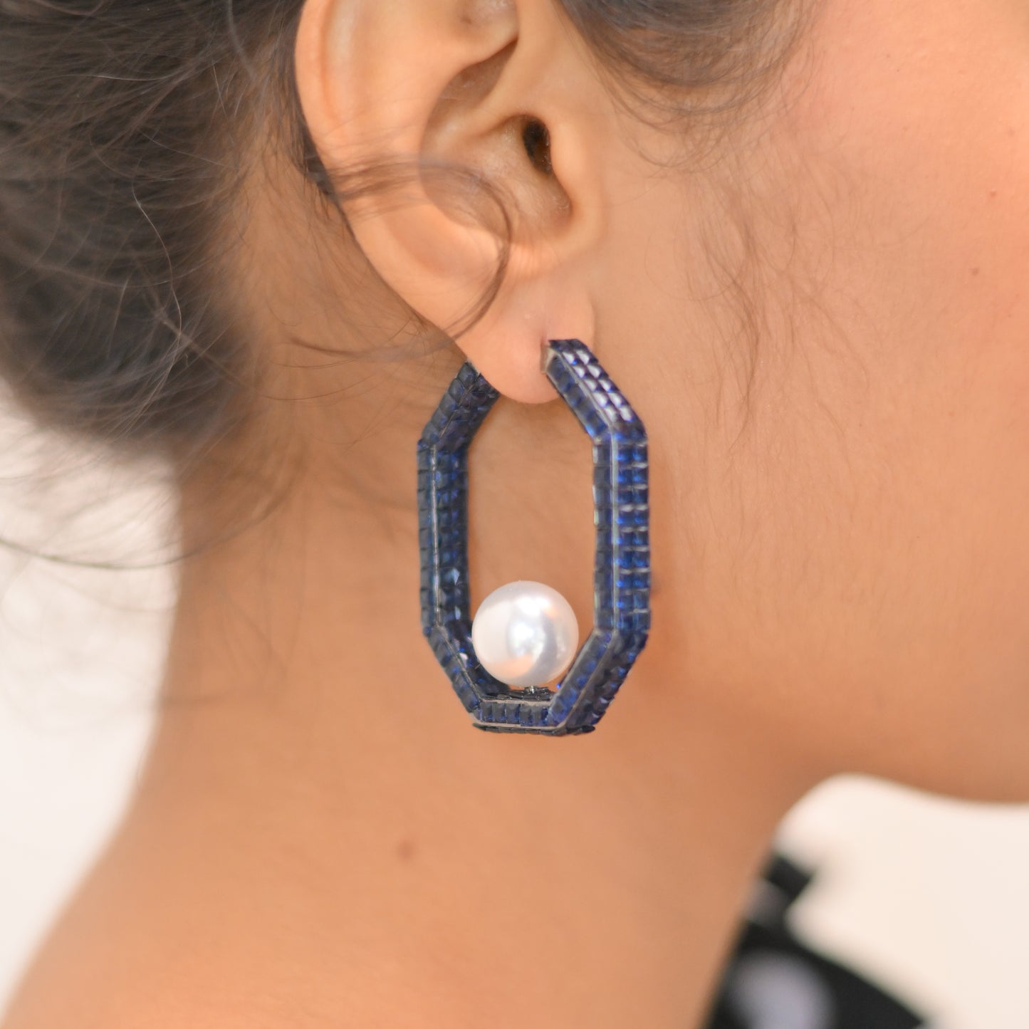 Radiant Zircon Hoops