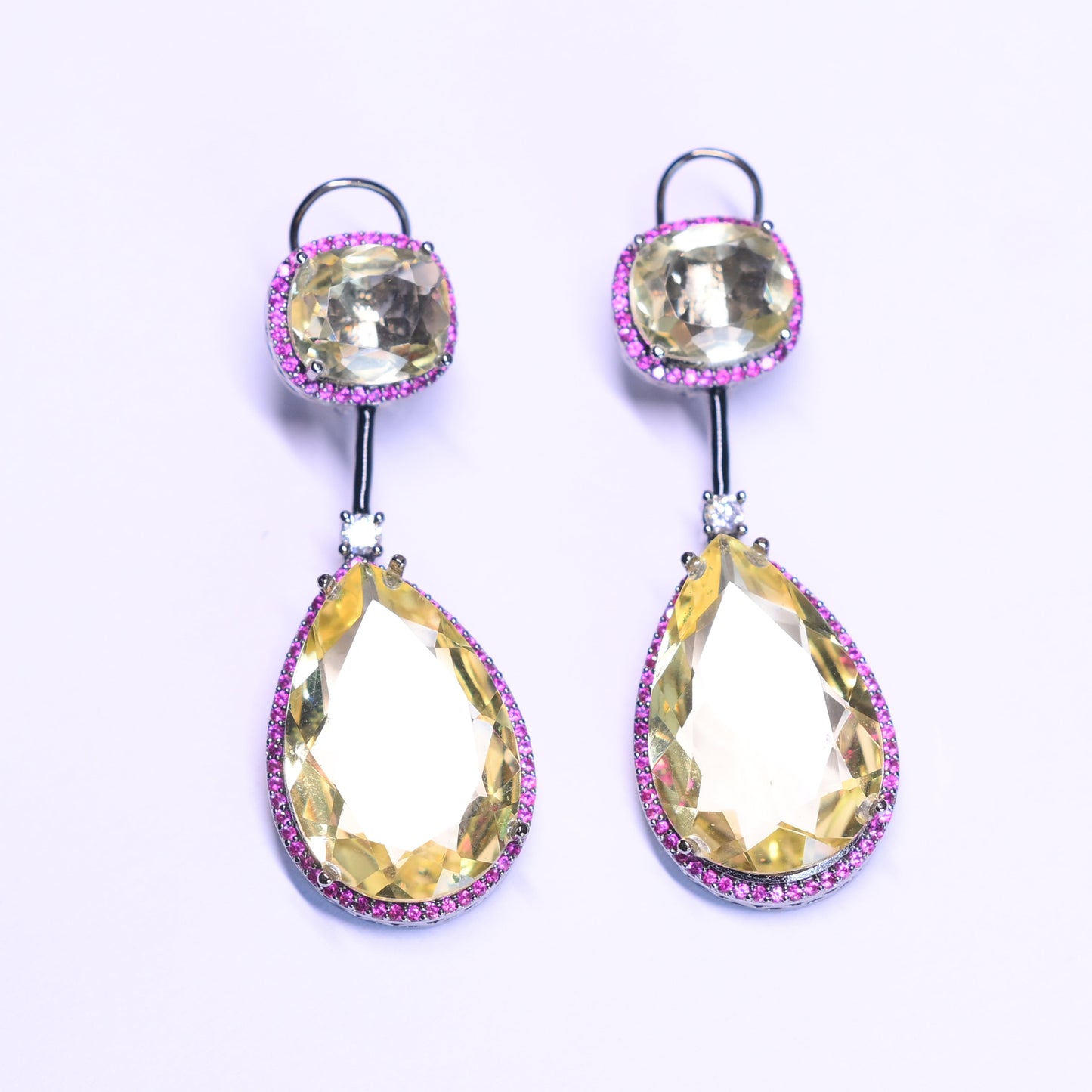 Starlight Radiance Drop Earrings