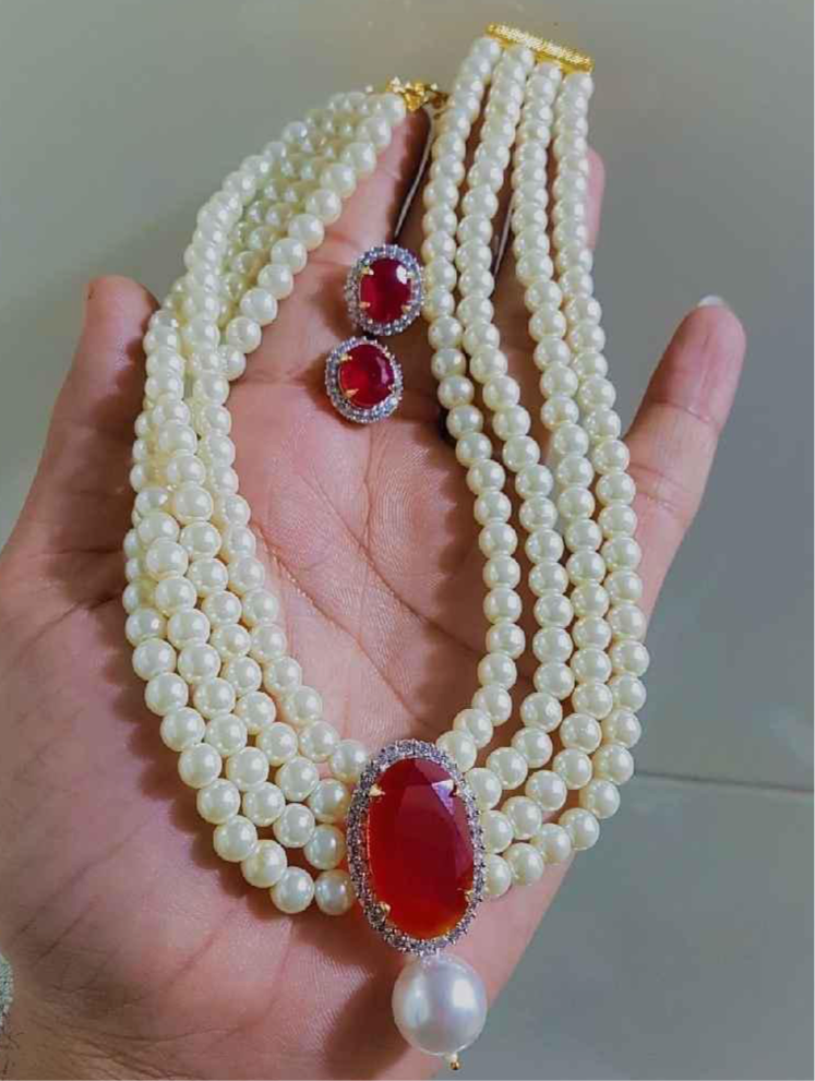 SHOP THE LOOK BY KAJOL- PEARL CHOKER