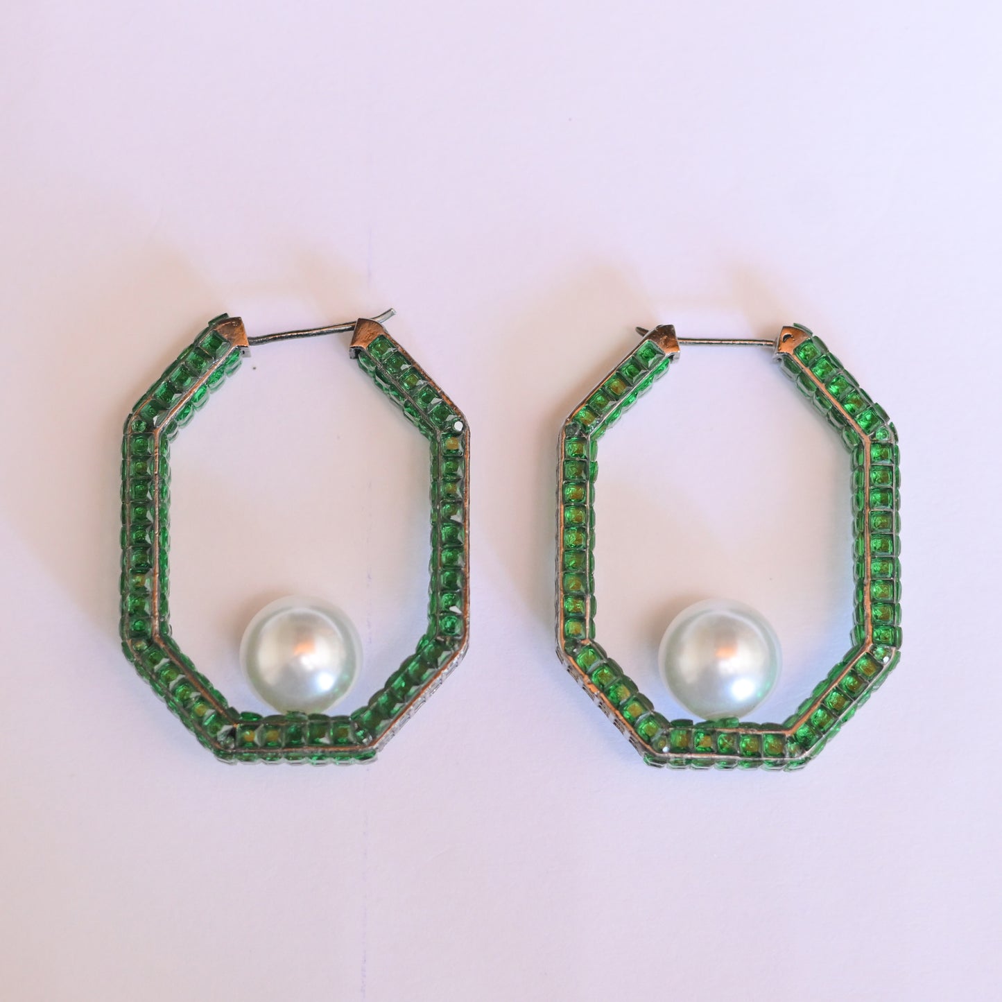 Radiant Zircon Hoops