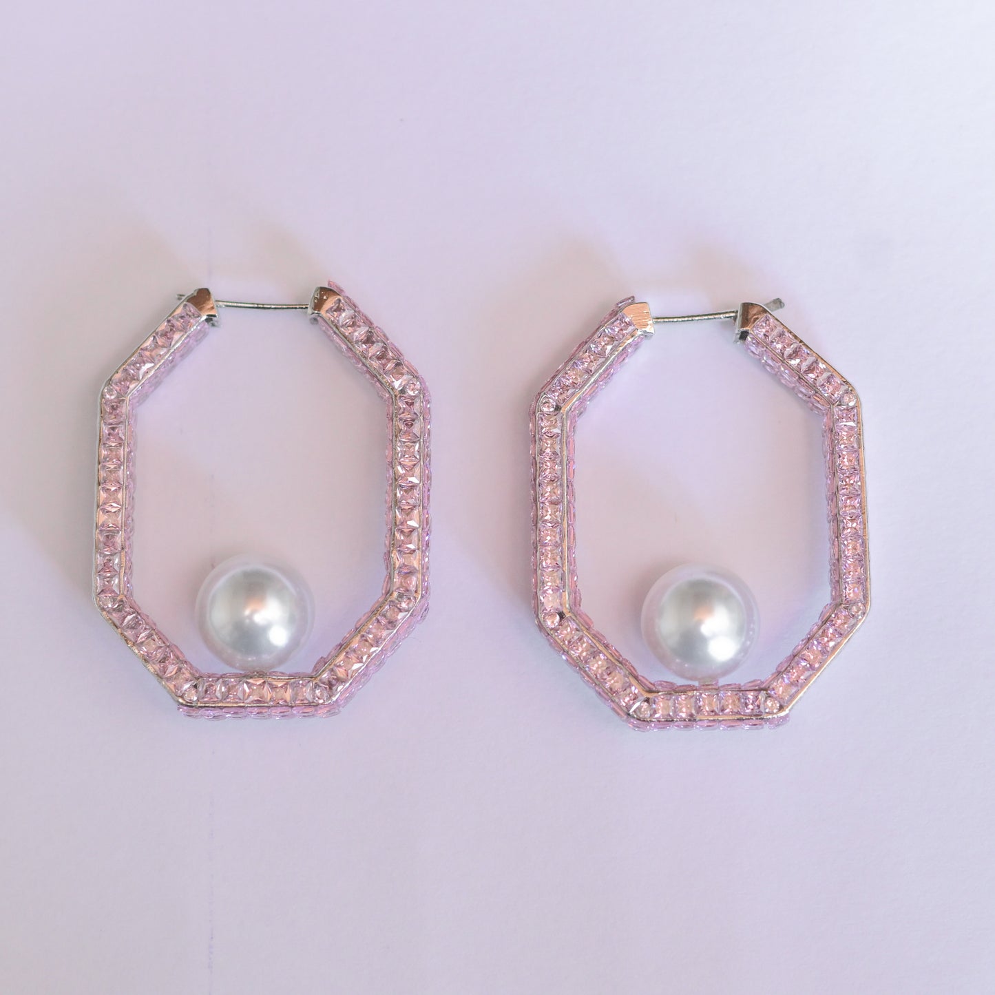 Radiant Zircon Hoops