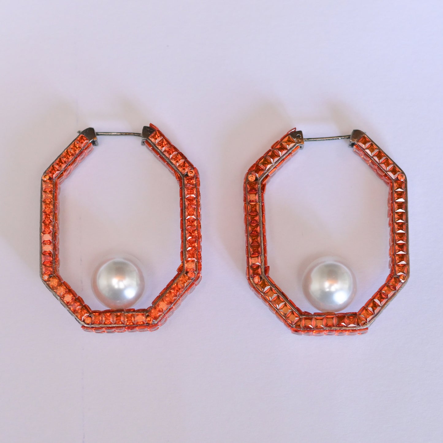 Radiant Zircon Hoops