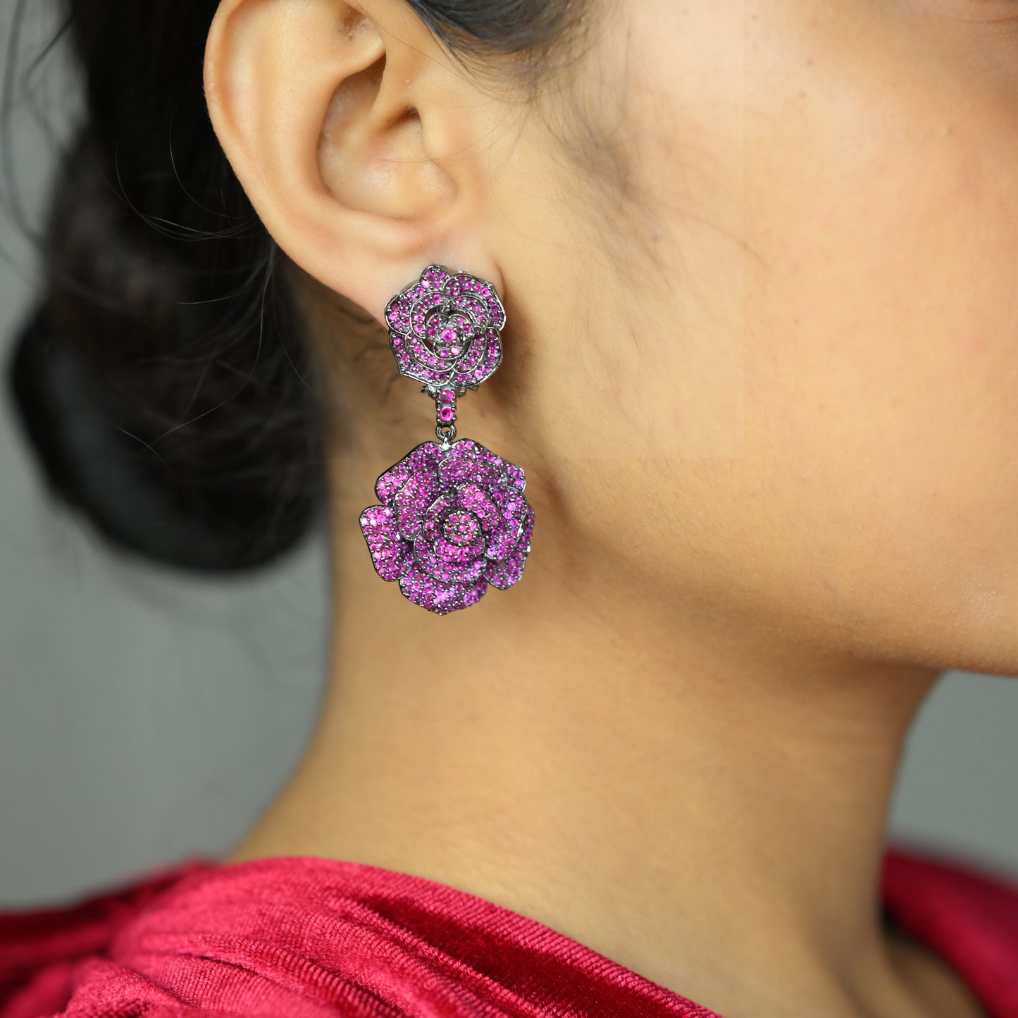 Rose Tinted Danglers