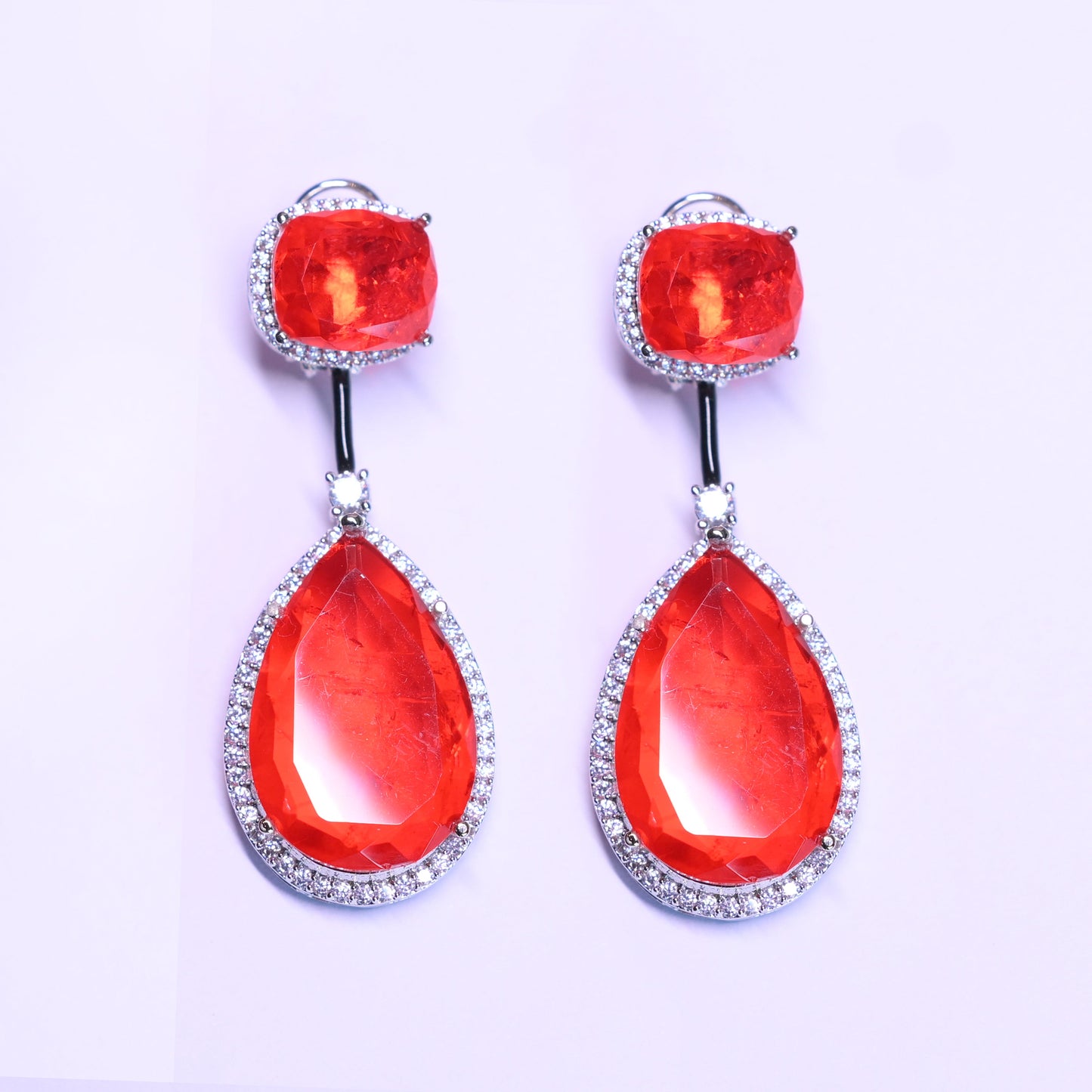 Starlight Radiance Drop Earrings