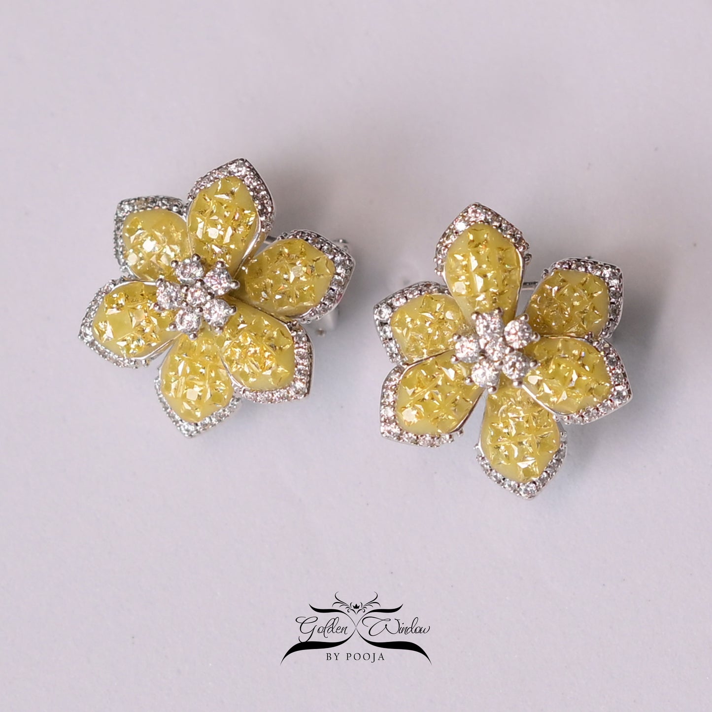 Floral Glamorous Studs