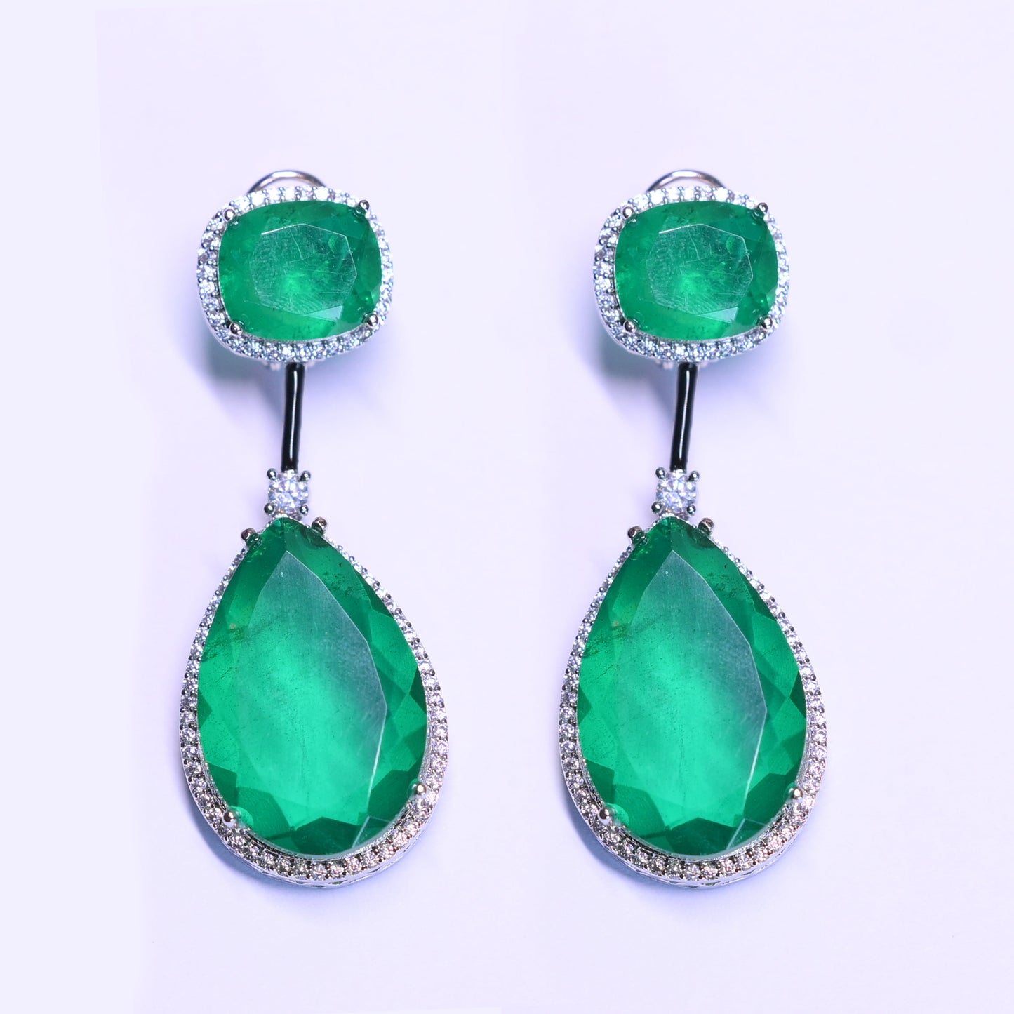 Starlight Radiance Drop Earrings