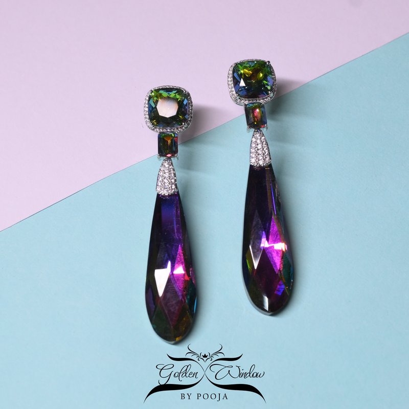 Crystal Drop Earrings