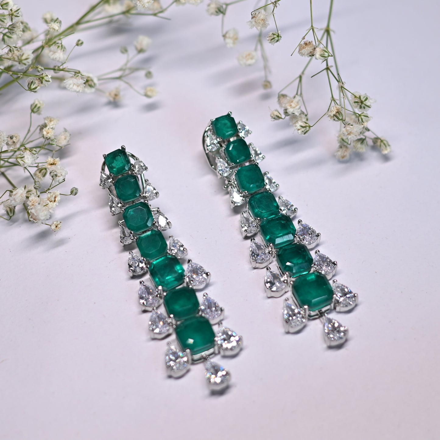 Diamond Drop Earrings