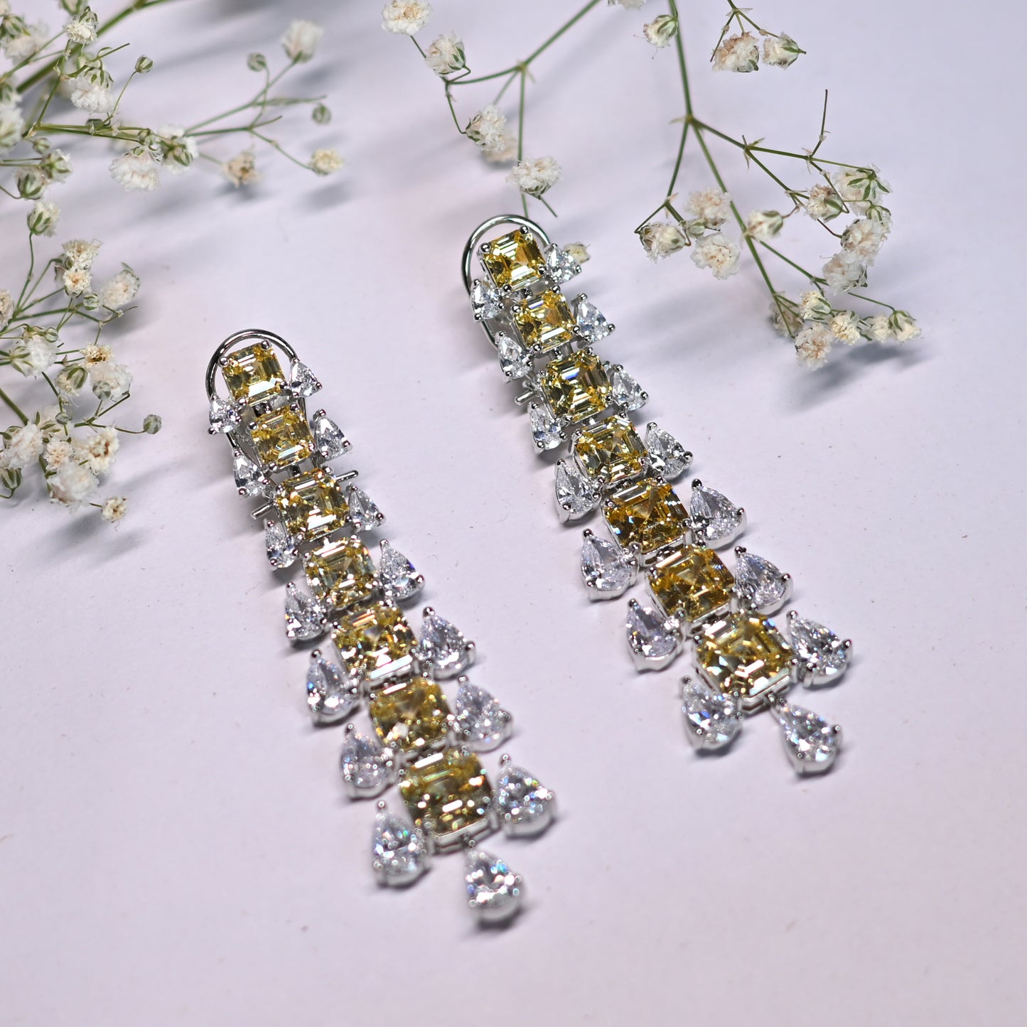 Diamond Drop Earrings