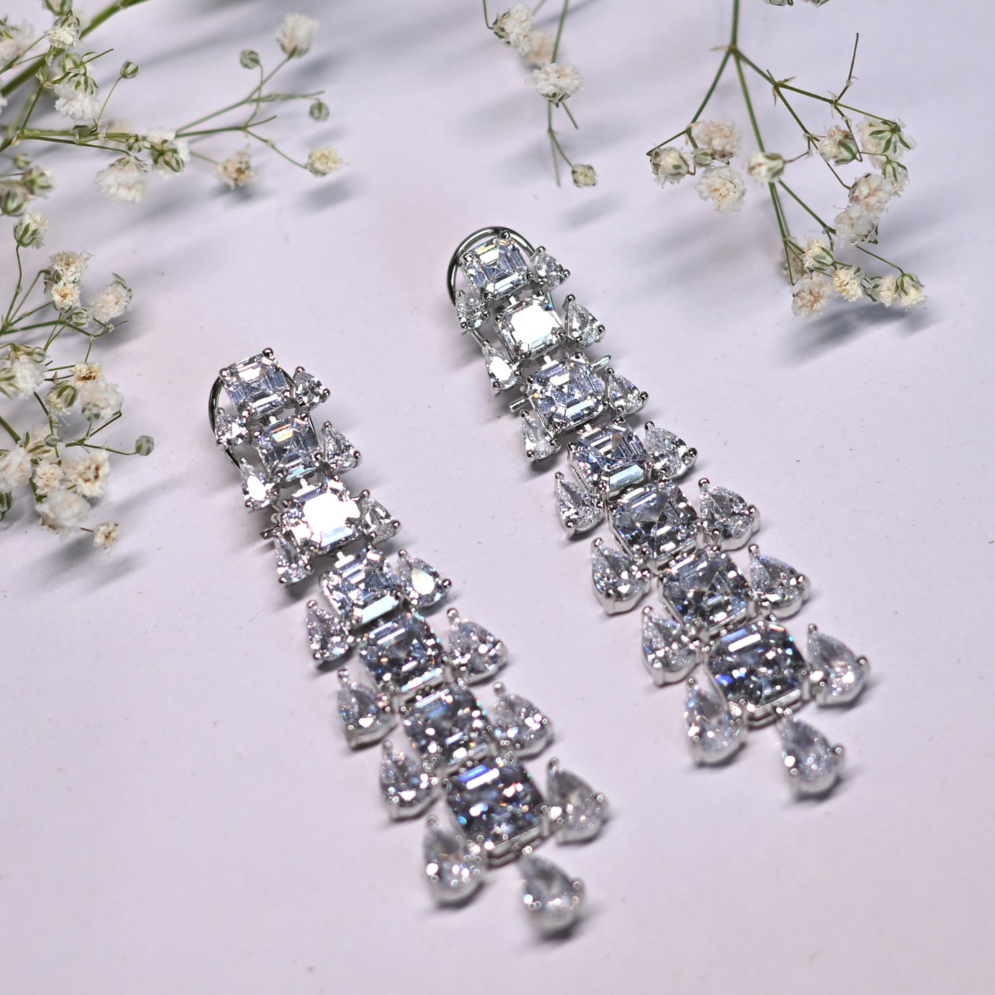 Diamond Drop Earrings