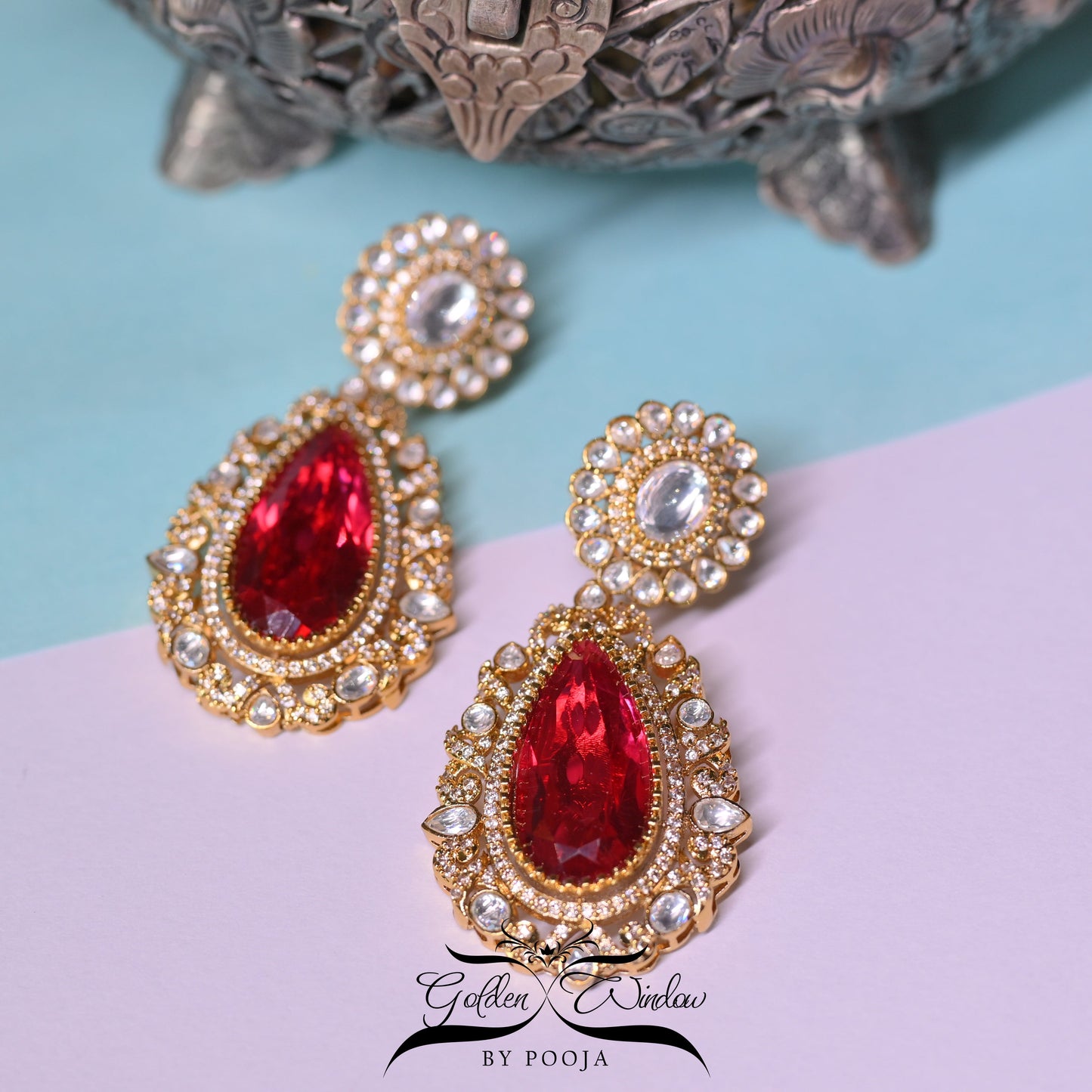 Mughal Kundan Earrings