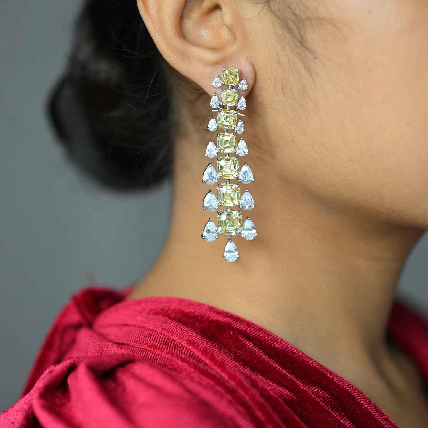 Diamond Drop Earrings