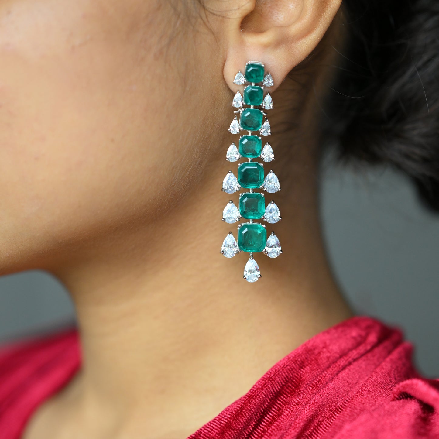 Diamond Drop Earrings