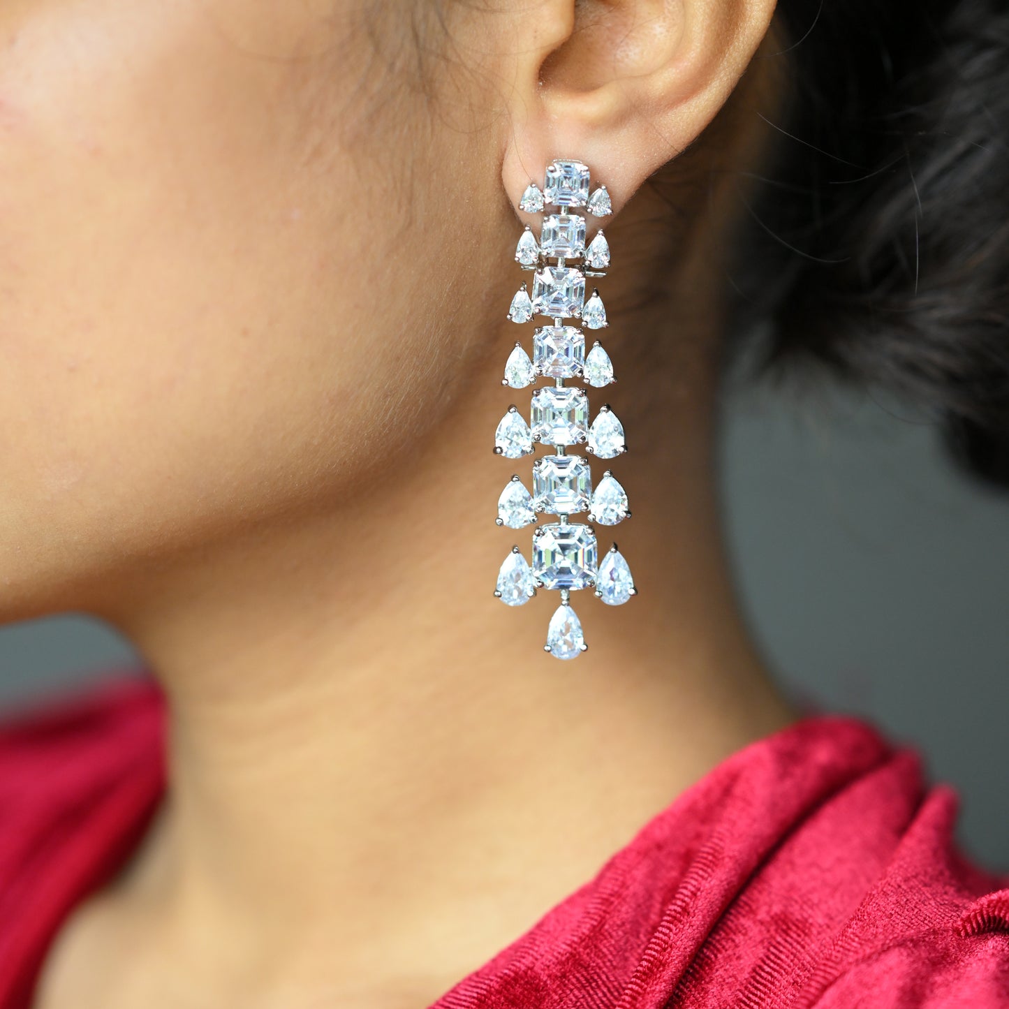 Diamond Drop Earrings