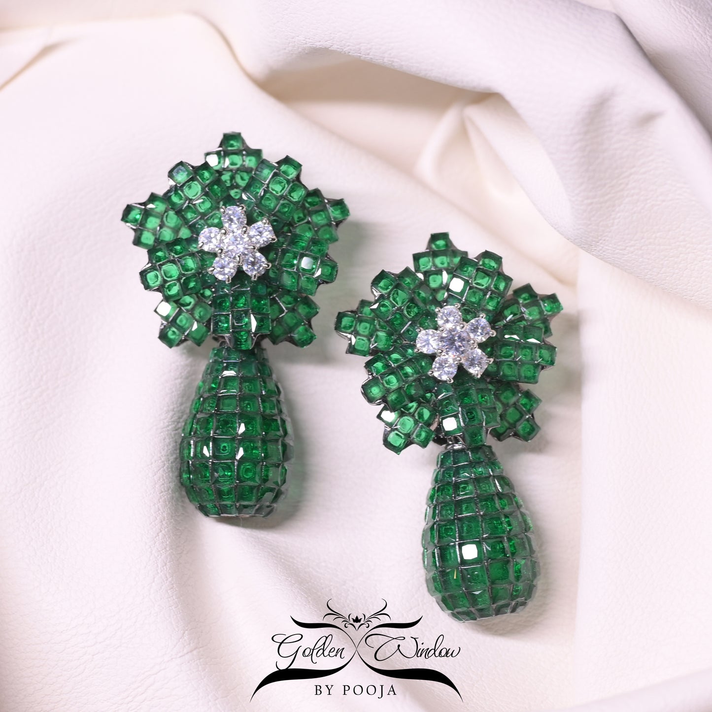 Regal Flower Earrings