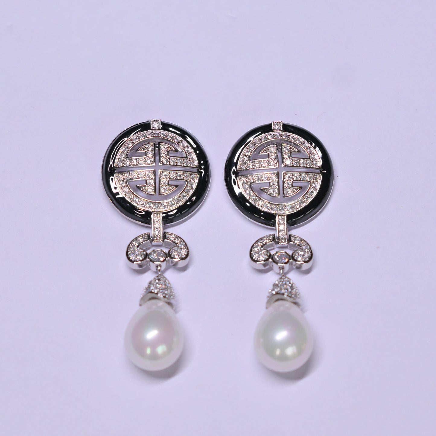 Cascade Pearl Drop Earrings