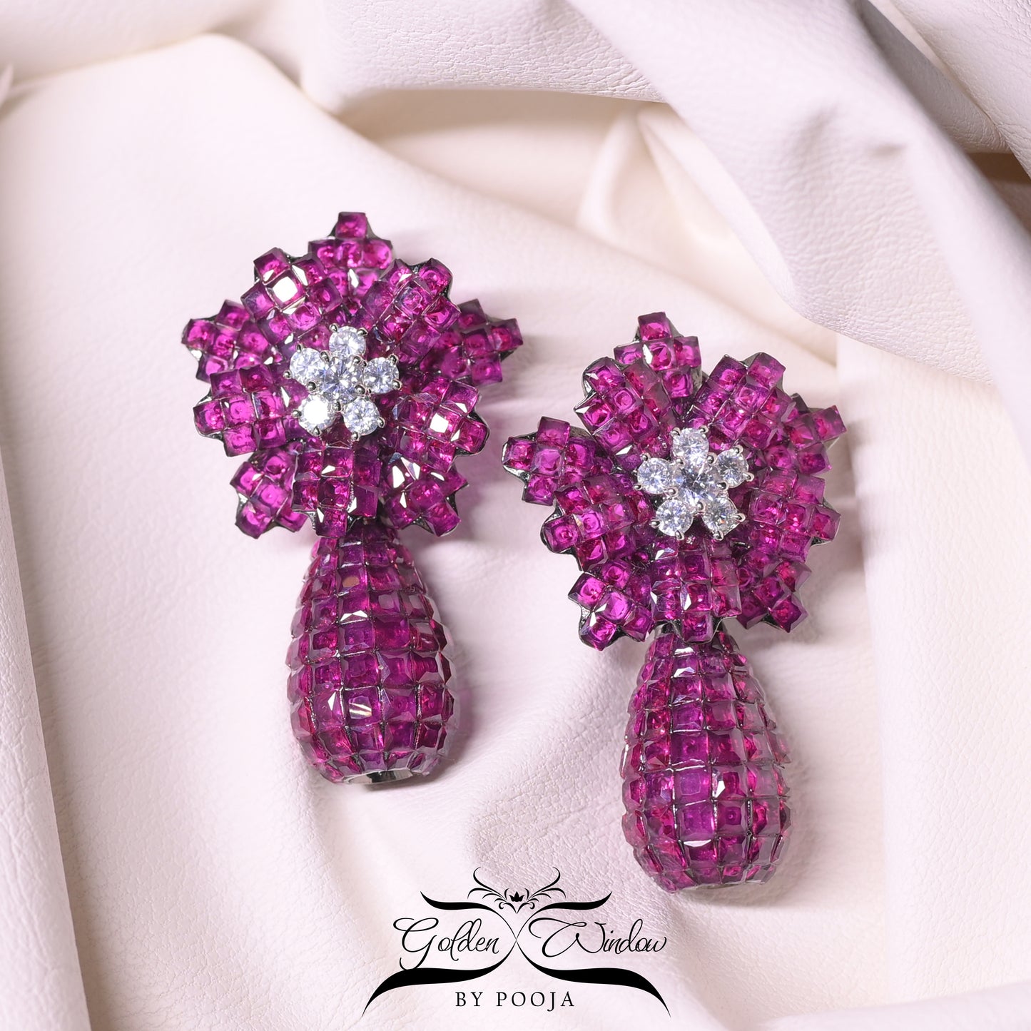 Regal Flower Earrings