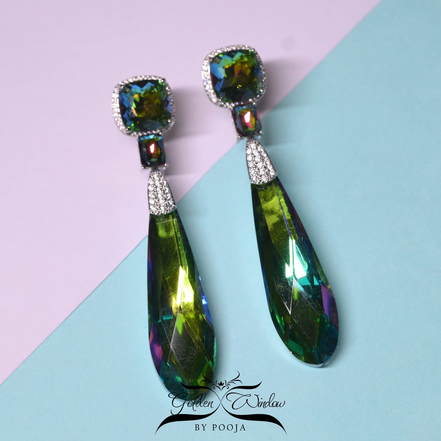 Crystal Drop Earrings