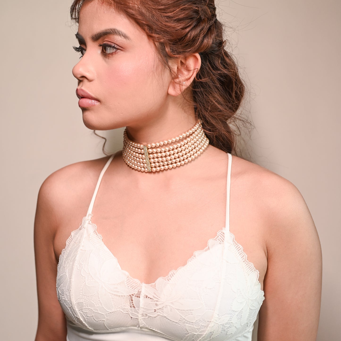 Elysian Grace Pearl Choker