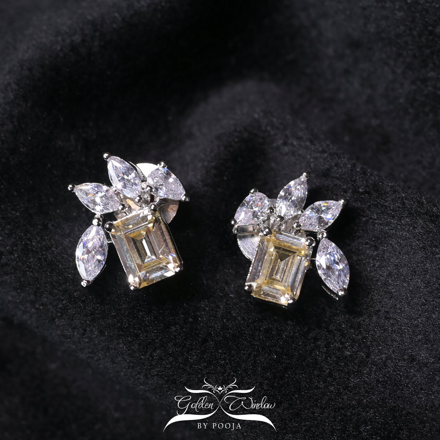 Dazzling Zircon Studs