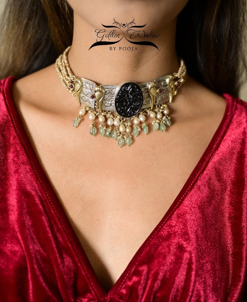 Traditional Silver Torque Choker