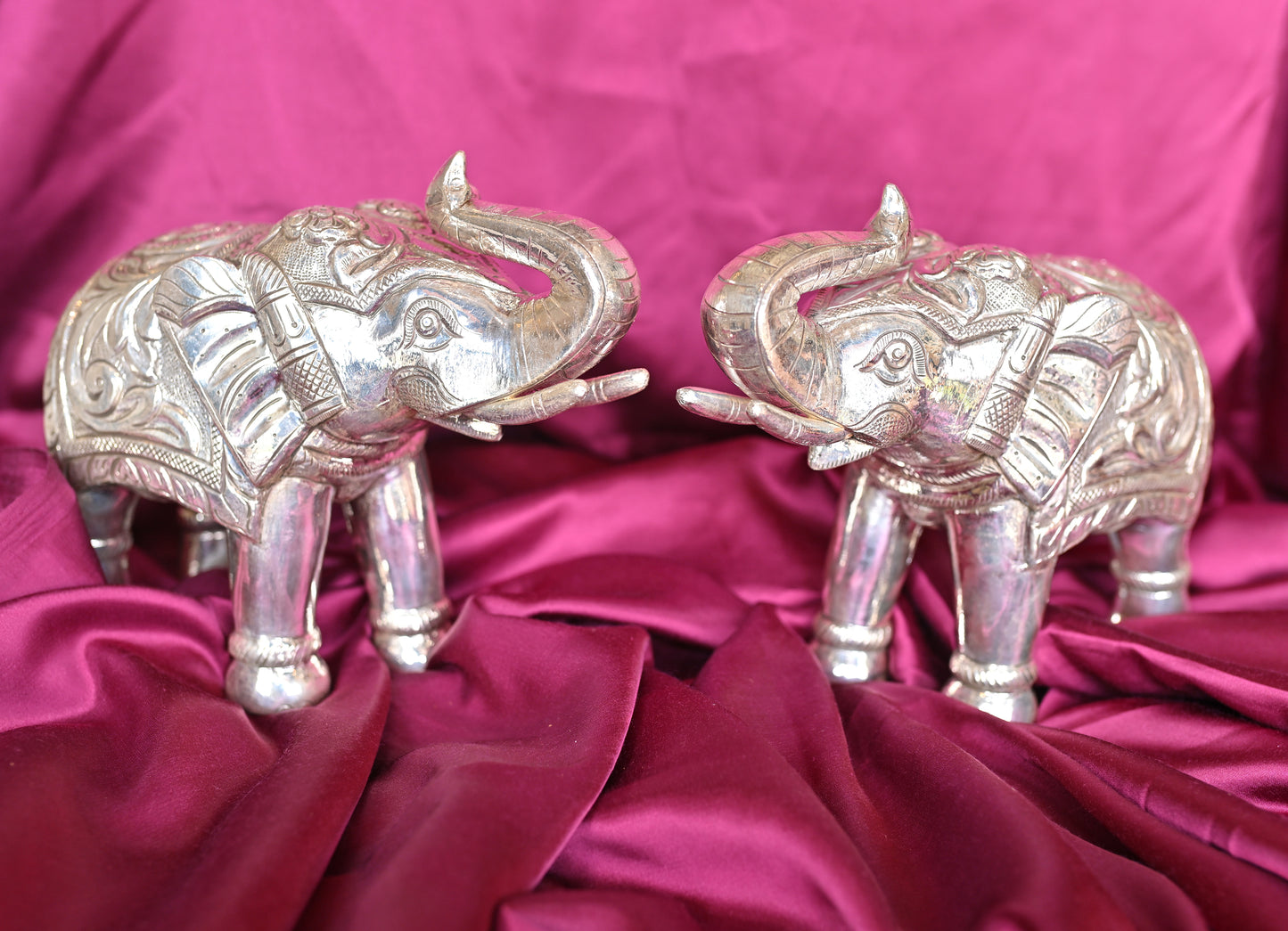 Majestic Grace Silver Elephant