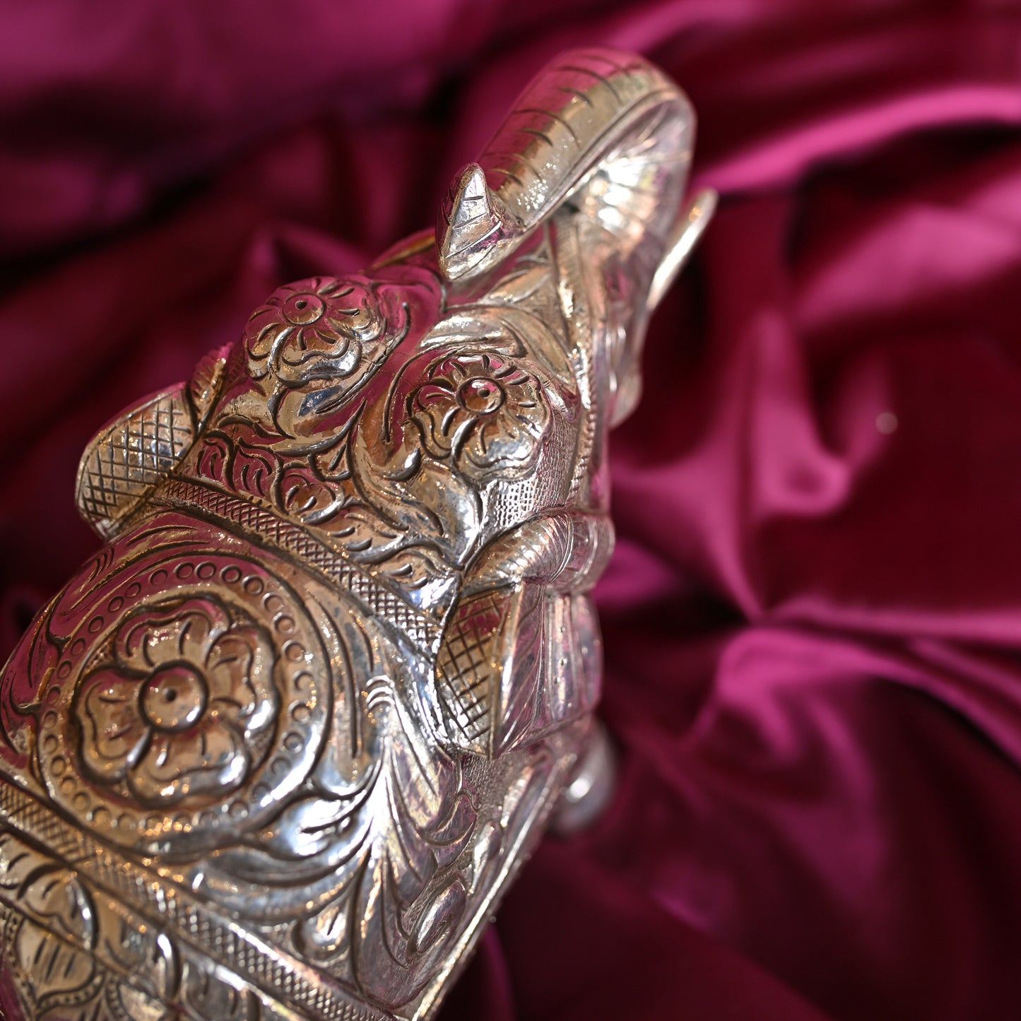 Majestic Grace Silver Elephant