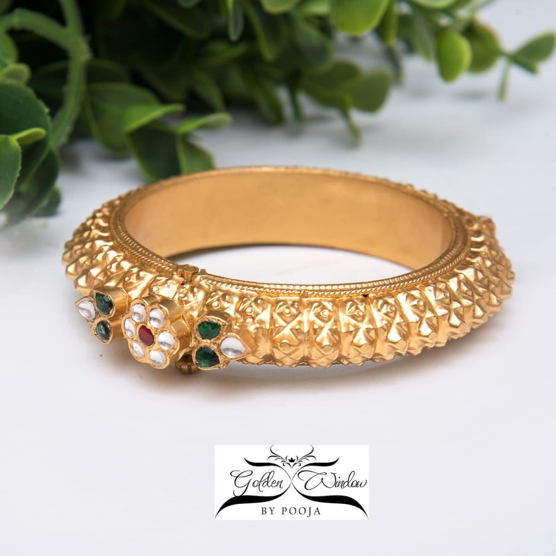 Antique Traditional Gold Plated Bangle
