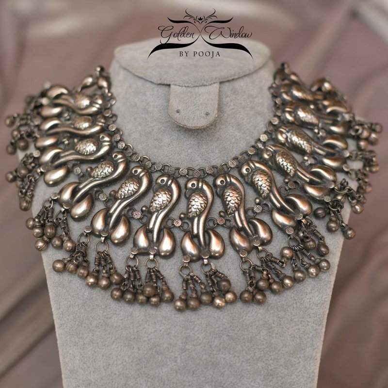 Tribal Silver Necklace