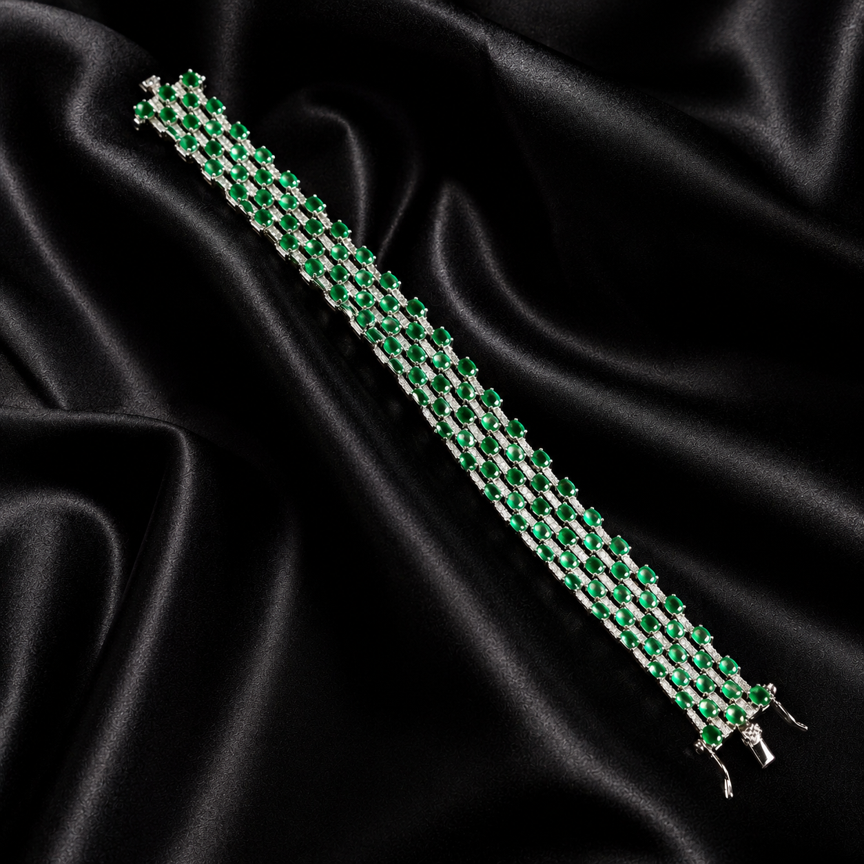 Royale Five-Row Tennis Bracelet