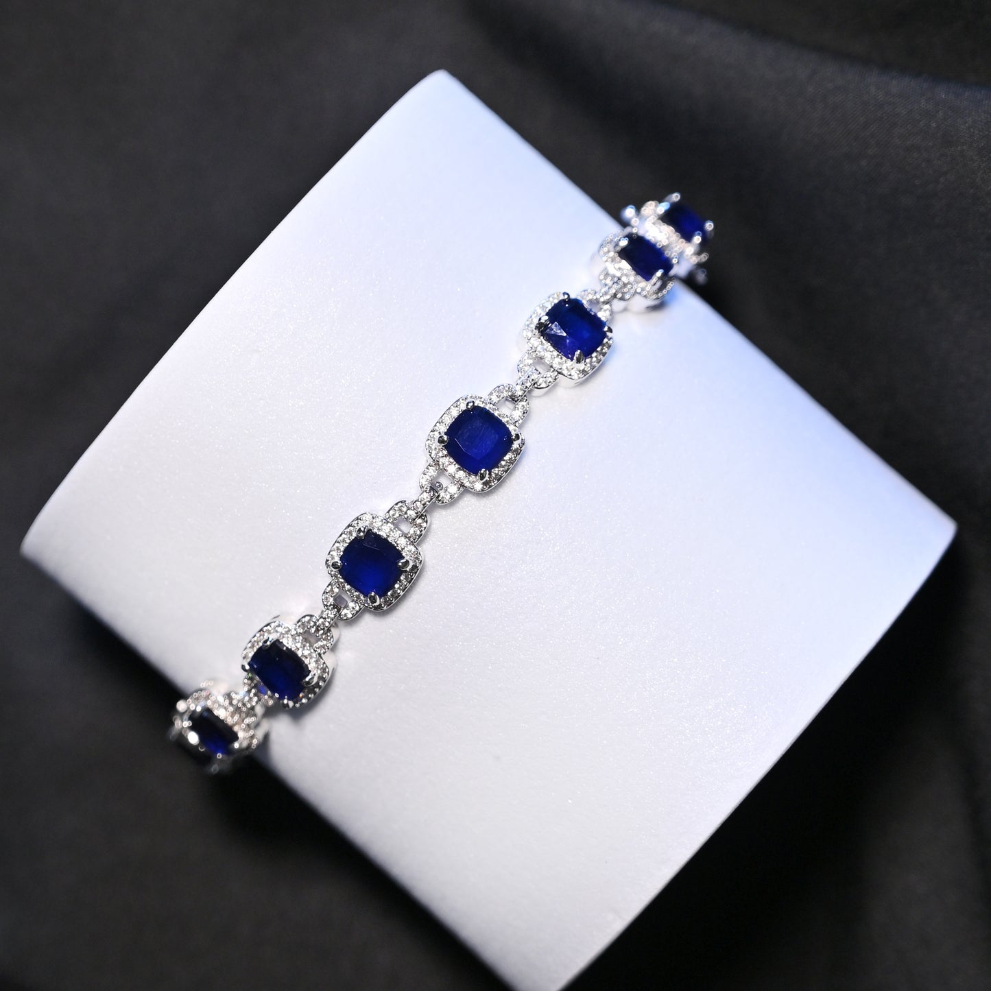 Aurora Cushion Tennis Bracelet