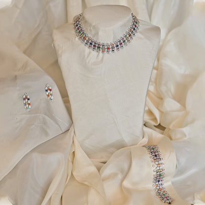 Nova Spark Choker Set with Earings and Bracelet