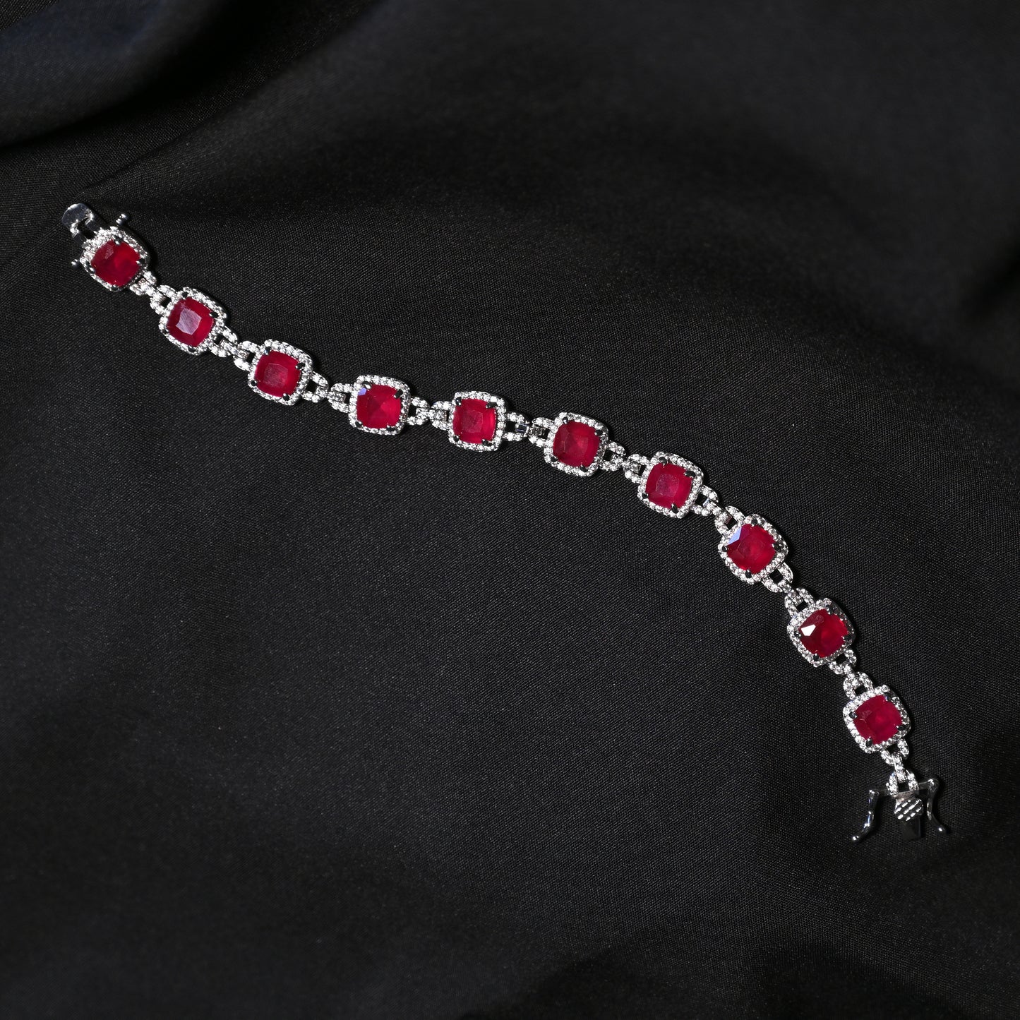 Aurora Cushion Tennis Bracelet