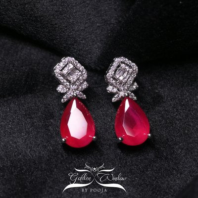 Radiant Zirconia Earrings