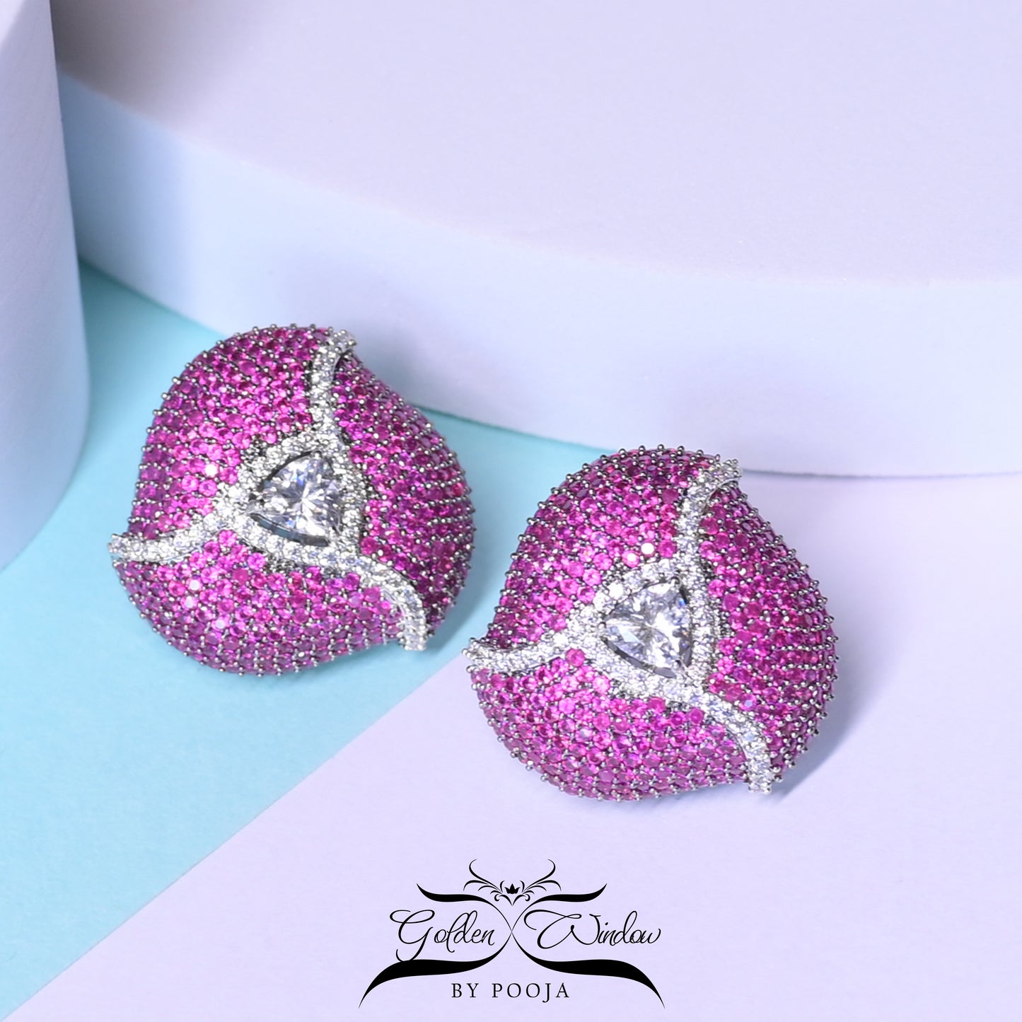 Zirconia Shimmer Studs