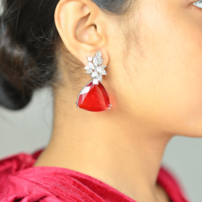 Triangular Drop Earrings
