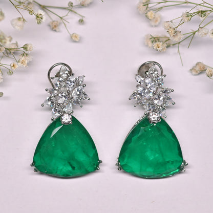 Triangular Drop Earrings