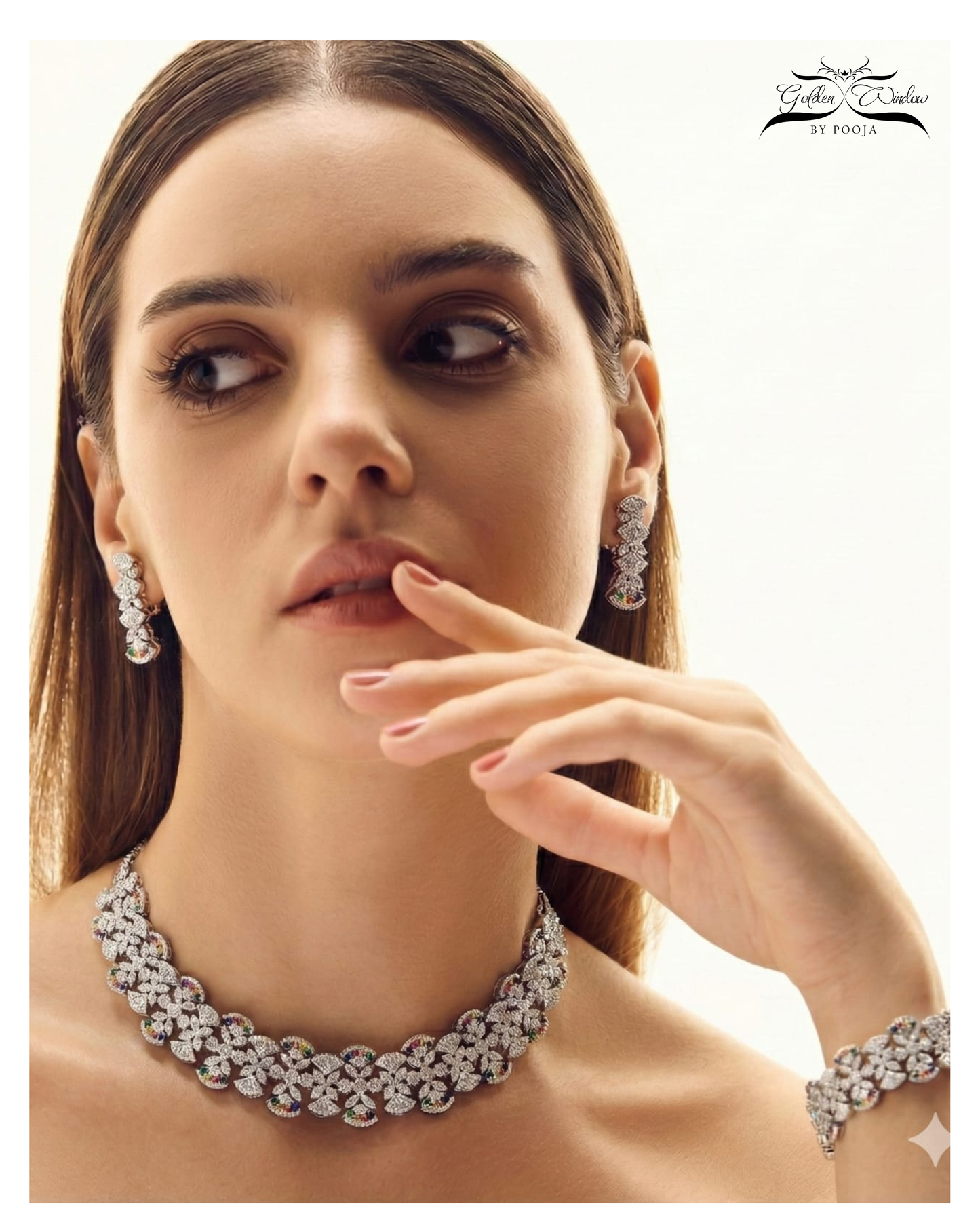 Celeste Bloom Zirconia Set