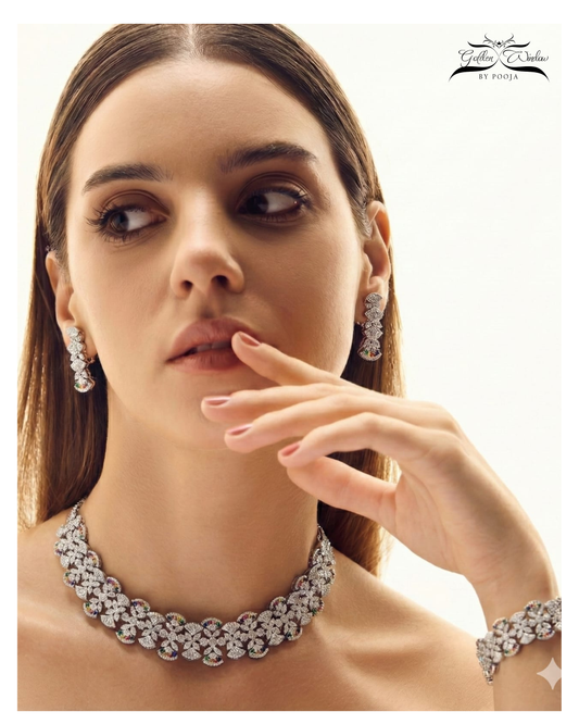 Celeste Bloom Zirconia Set