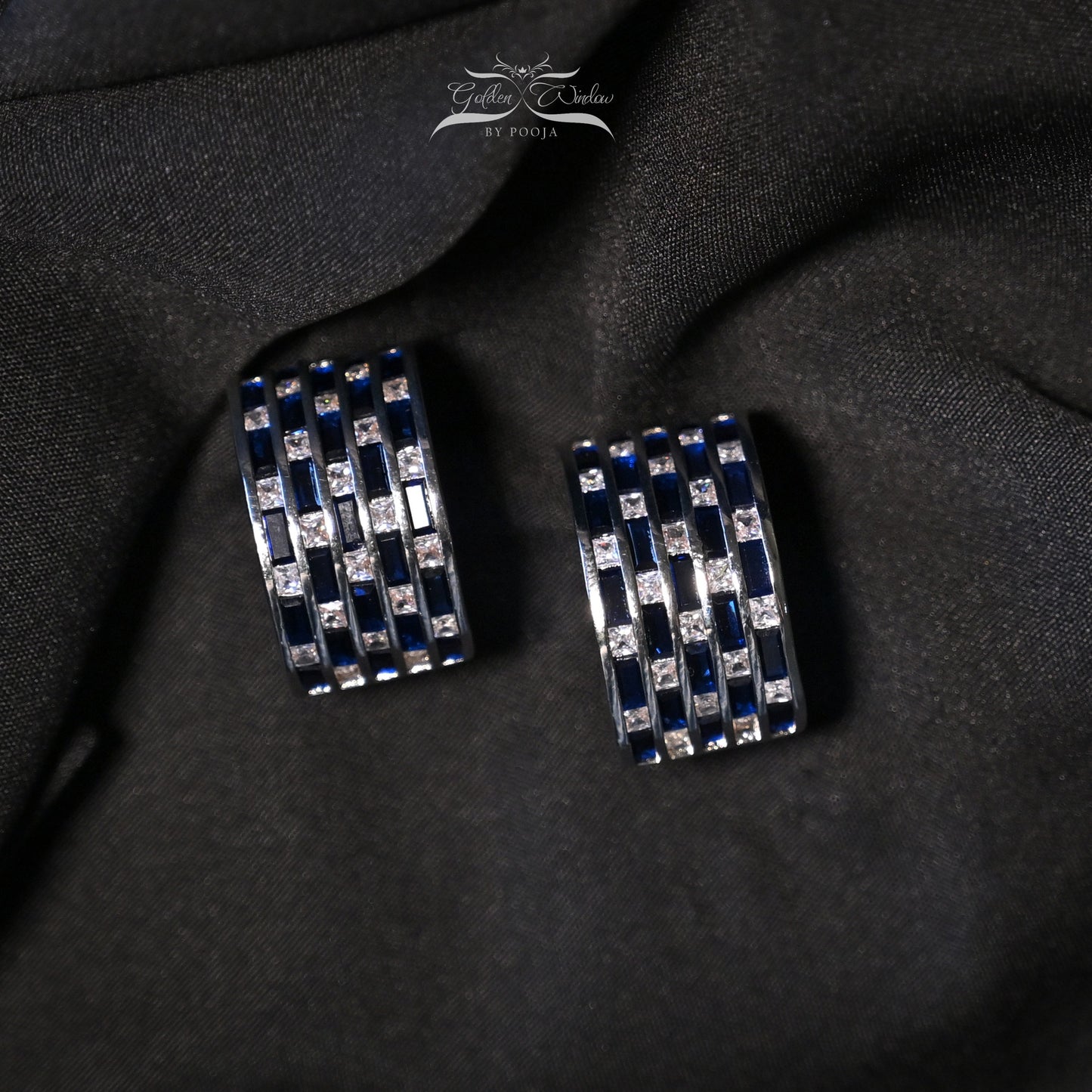 Blush Radiance Multi-Row Zirconia Studs