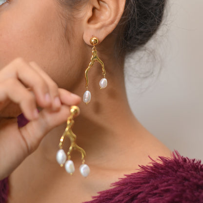 Golden Glint Earrings