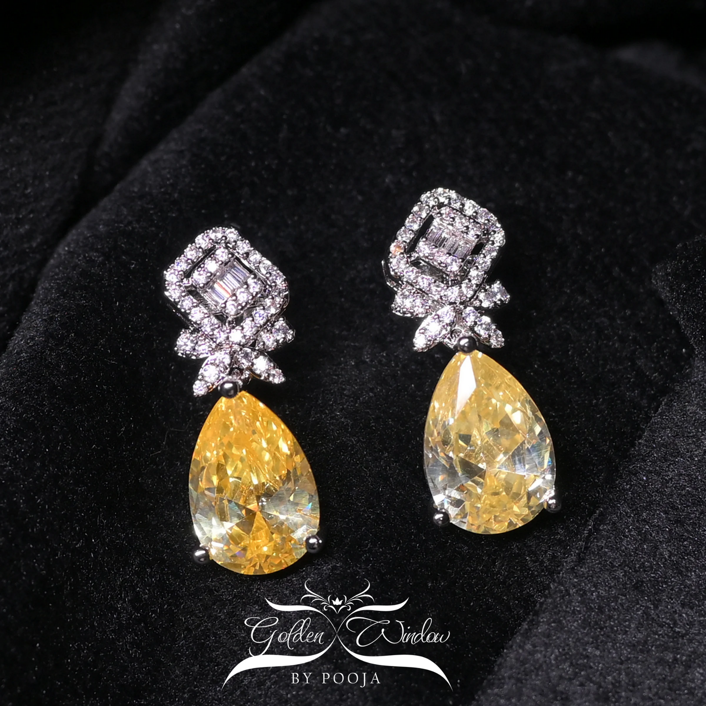 Radiant Zirconia Earrings