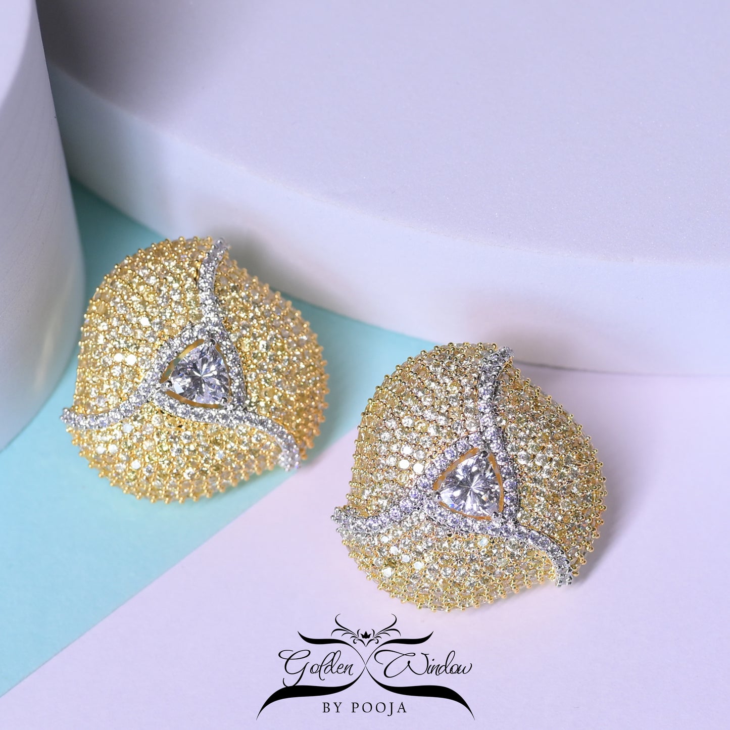 Zirconia Shimmer Studs