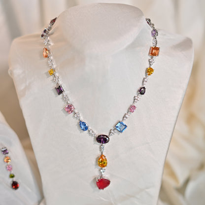 Prism Heart Necklace Set